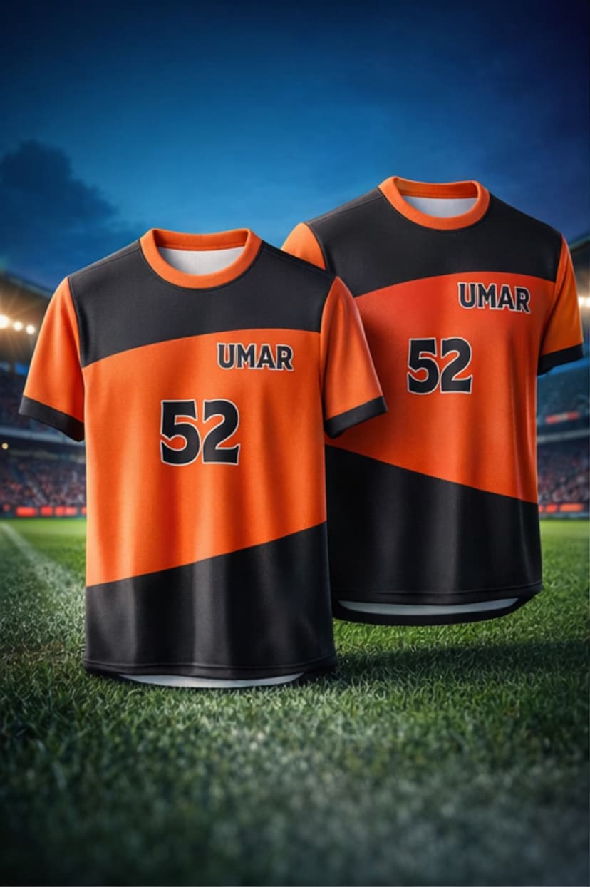Team Jersey — Red & Black Match Day