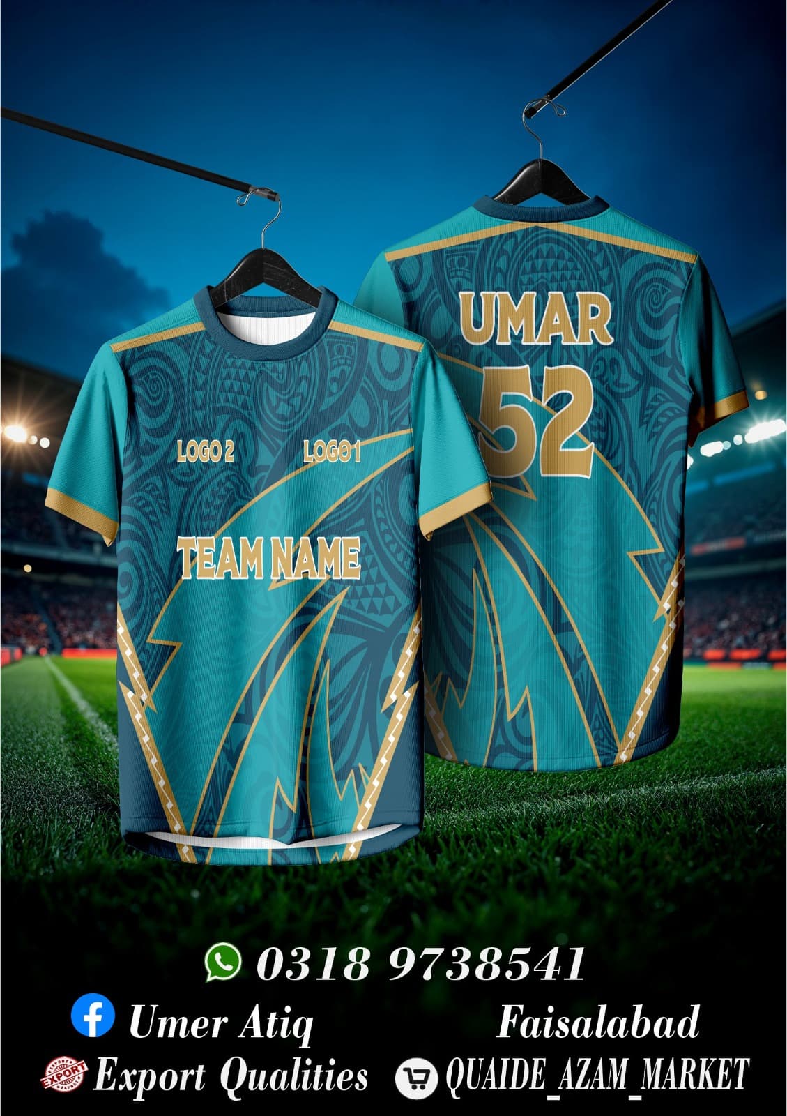 Team uniform jersey